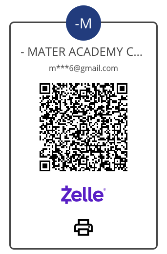 Scan to donate via Zelle